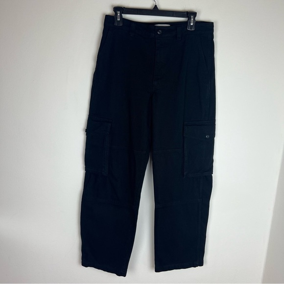 Aritzia TNA Cargo Supply Pants Black Size 10 B9 - Picture 2 of 9